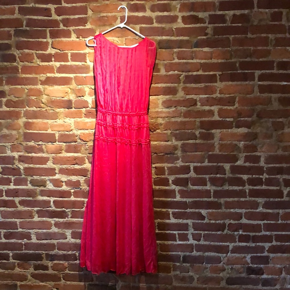 Red Zara Maxi Dress